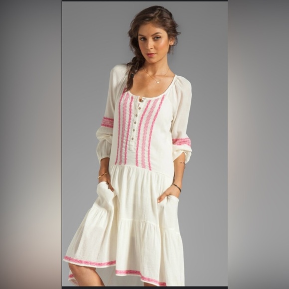 Free People Light Heart Dress in pink Tea - Picture 1 of 10